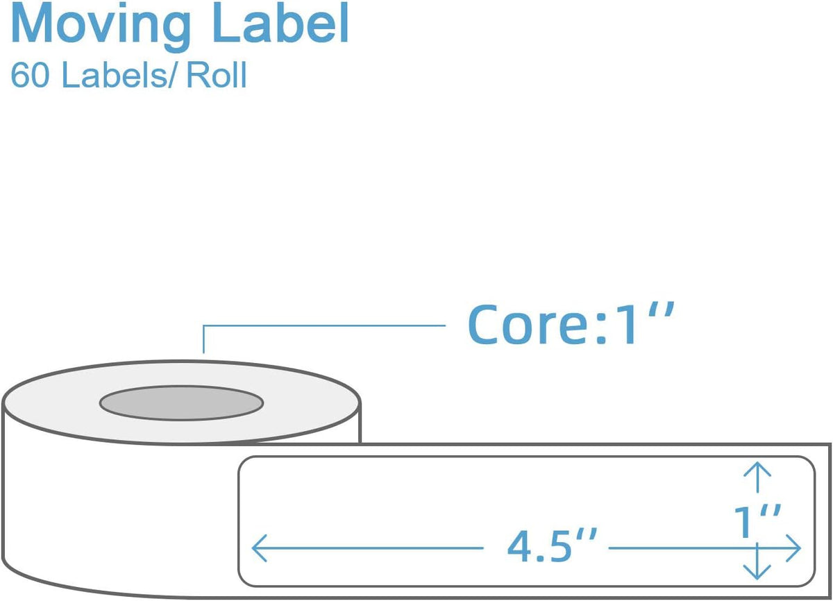 500pcs Food Labels,1 x 3 Inch Freezer Labels Removable for Food Containers, Mason Jar, Water/Oil/Tear Resistant,No Residue Food Storage Labels Perfect for Kitchen