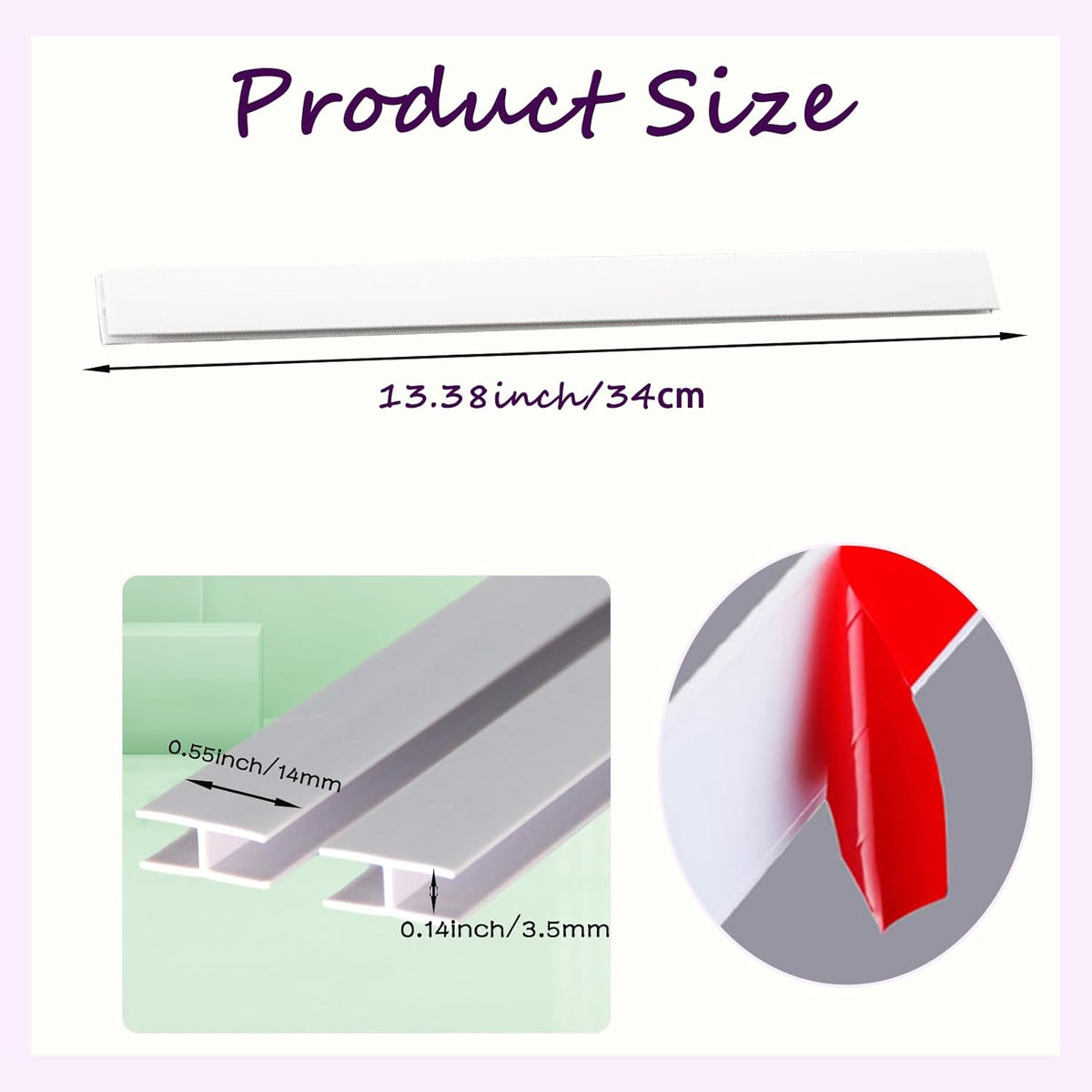 8 Pcs Yogurt Organizer for Fridge with Self-Adhesive Tapes - Space Saving, Slider Yogurt Organizer for 3.75 Inch Regular Yogurt Cups