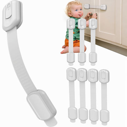 Infinno Cabinet Locks for Baby Proofing, Child Safety Latches, 12 Pack