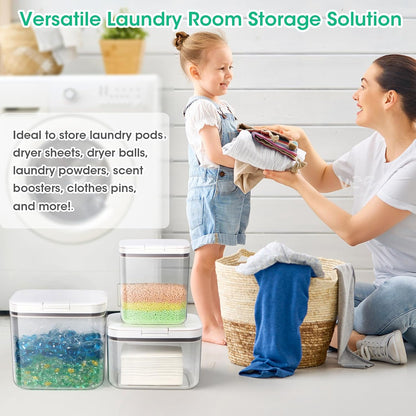 Rice Flour Storage Container - 12.7 Qt | 25 Lbs Crystal-Clear Plastic Food Storage Containers Bin with Pop-up Lid for Grains Beans, Dry Food Holder for Kitchen Pantry Organization and Storage