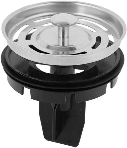 Food Waste Disposer Filter for splash Guard Removable Sink Strainer for Kitchen Debris Catcher Easy Clean Plastic Steel 8.6cm
