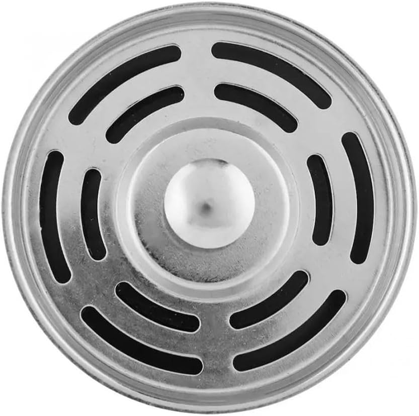 Food Waste Disposer Filter for splash Guard Removable Sink Strainer for Kitchen Debris Catcher Easy Clean Plastic Steel 8.6cm