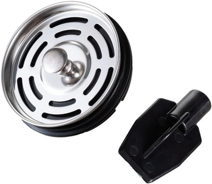 Food Waste Disposer Filter for splash Guard Removable Sink Strainer for Kitchen Debris Catcher Easy Clean Plastic Steel 8.6cm