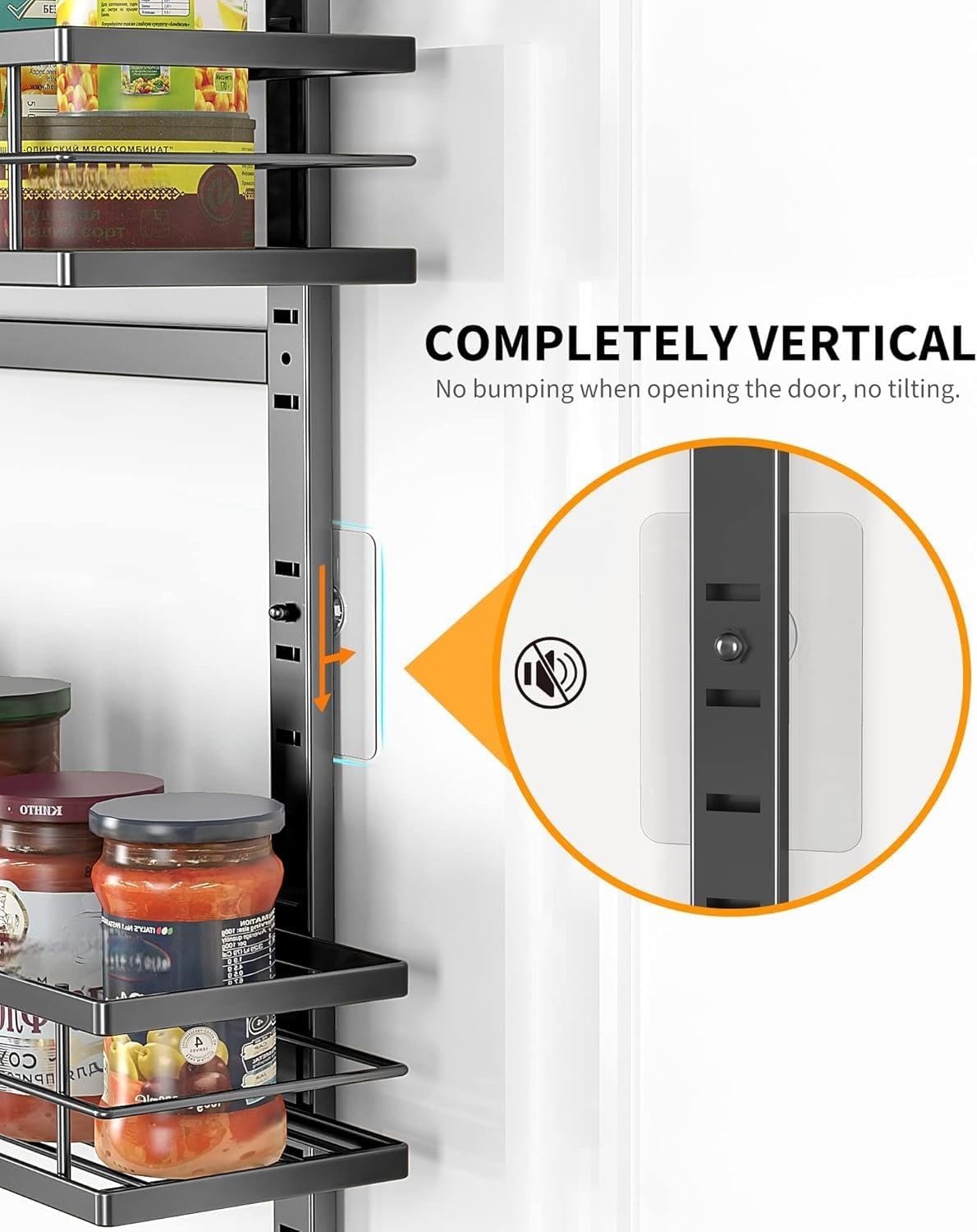 Moforoco 9-Tier Over The Door Pantry Organizer, Pantry Organization and Storage, Black Hanging Basket Wall Spice Rack Seasoning Shelves, Home & Kitchen Bedroom Bathroom House Essentials