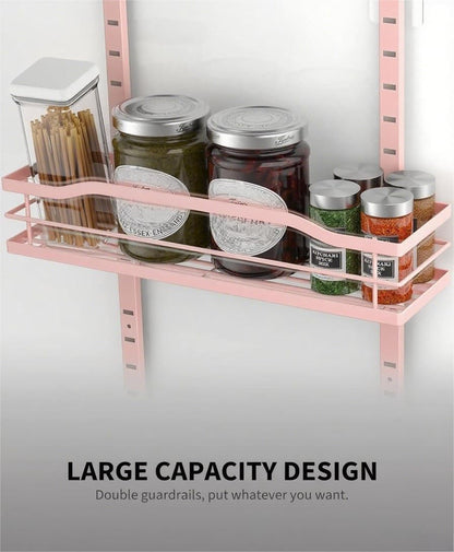 Moforoco 9-Tier Over The Door Pantry Organizer, Pantry Organization and Storage, Black Hanging Basket Wall Spice Rack Seasoning Shelves, Home & Kitchen Bedroom Bathroom House Essentials