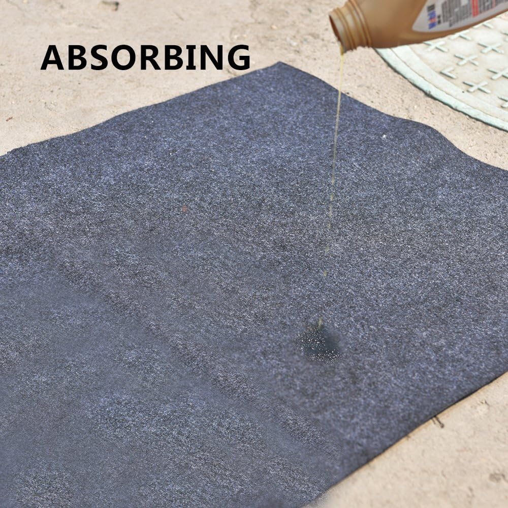 Under The Sink Mat for Cabinet,Drawer,Kitchen Tray Drip,Cabinet Liner,Absorbent Fabric Layer,Anti-Slip Waterproof Layer,Reusable,Washable
