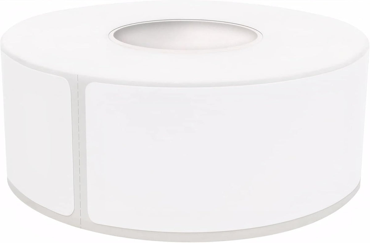 Blank Waterproof Removable Labels for Freezer Storage containers, Labels forJars,Date Label Food Storage Stickers, Waterproof Oil Resistant Easy Clean Leaves no Residue 500Total Per Roll