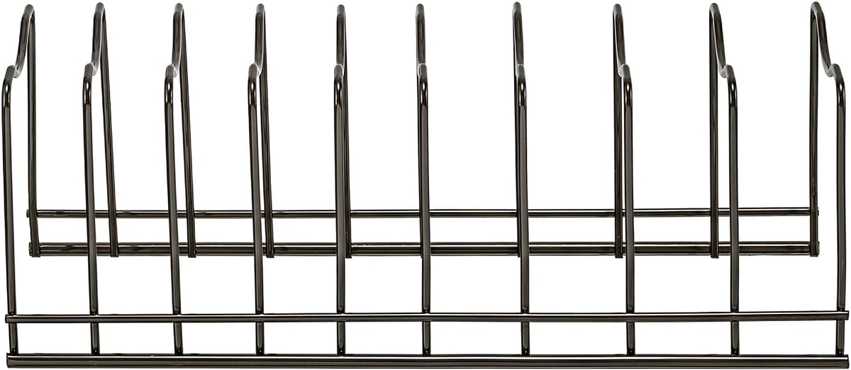 Pot Lid Holder Organizer, Kitchen Countertop Storage Rack Cutting Boards, Bakeware, Pots & Pans, Serving Trays, Reusable Containers in Cabinet Pantry , Stainless Steel