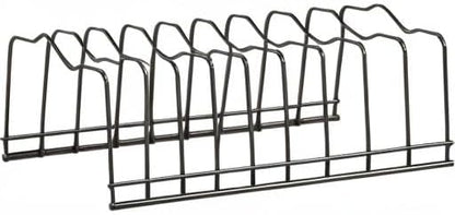 Pot Lid Holder Organizer, Kitchen Countertop Storage Rack Cutting Boards, Bakeware, Pots & Pans, Serving Trays, Reusable Containers in Cabinet Pantry , Stainless Steel