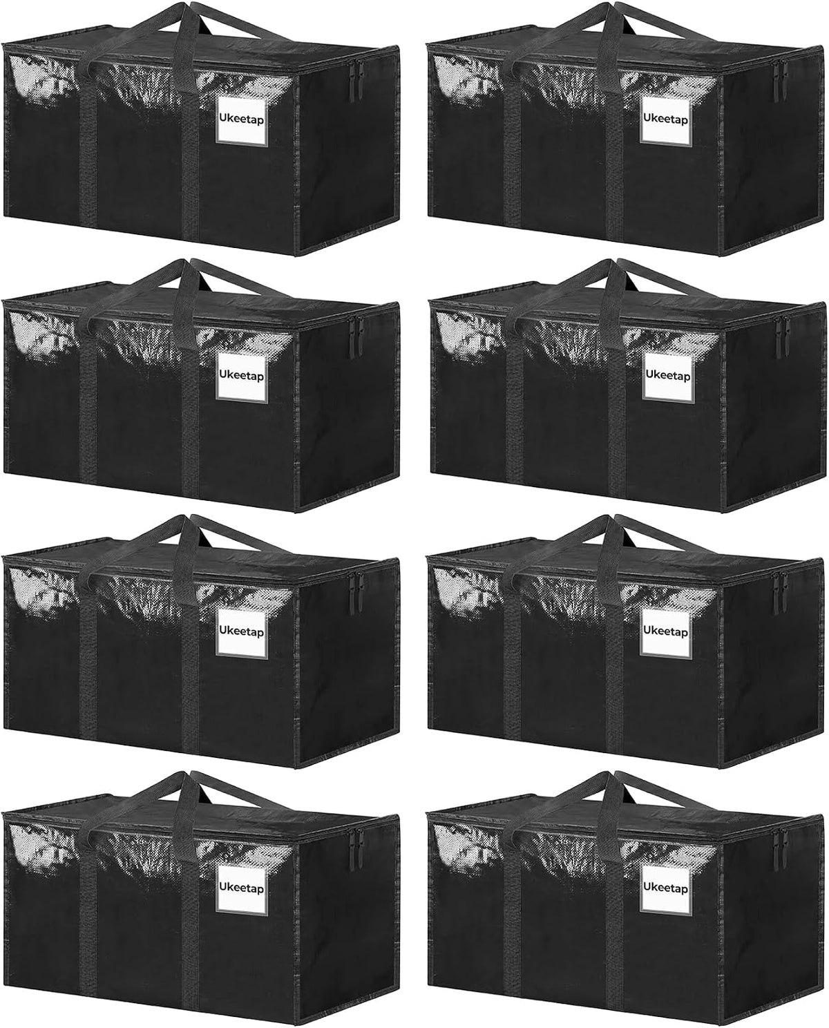 Extra Large Clothes Storage Bins with Lids, Clear