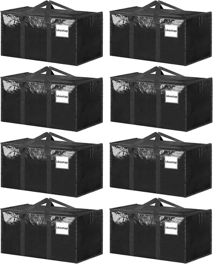Extra Large Clothes Storage Bins with Lids, Clear