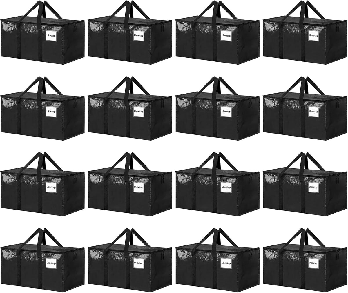 Extra Large Clothes Storage Bins with Lids, Clear