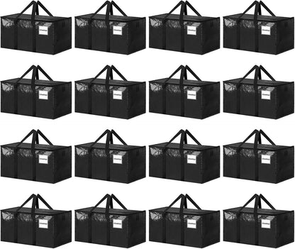 Extra Large Clothes Storage Bins with Lids, Clear