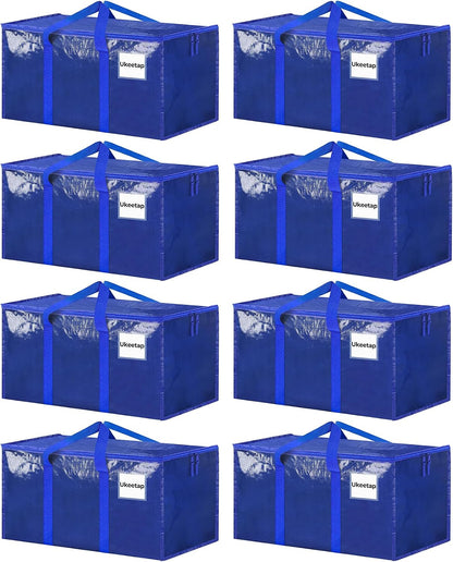 Extra Large Clothes Storage Bins with Lids, Clear