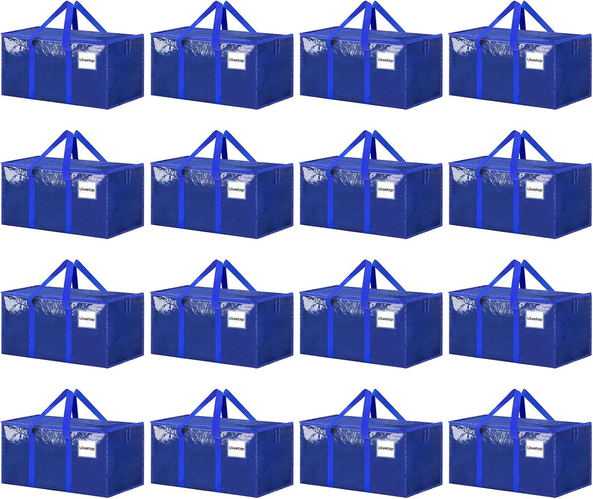 Extra Large Clothes Storage Bins with Lids, Clear