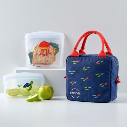 Premium Reusable Silicone Storage Bags, Starter Kit, Clear