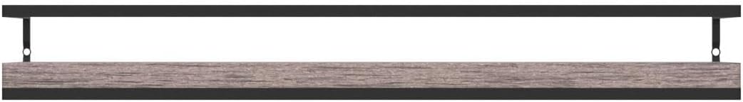 Floating Shelves Wall Mounted Set of 2, Rustic Wood Wall Storage Shelves for Bedroom,Living Room,Bathroom, Kitchen Torched Wood