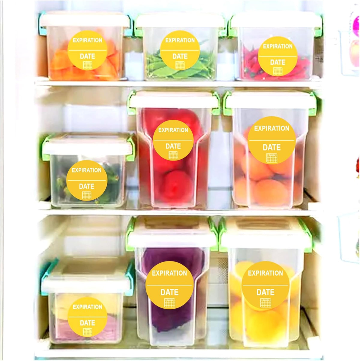 Expiration Dates Stickers Shelf Life Sticker Medication Instruction Label | 500 Pcs Exp Date Management Sticker for Inventory Pills Organized Track Dot Sticker Drugs Labels 1''