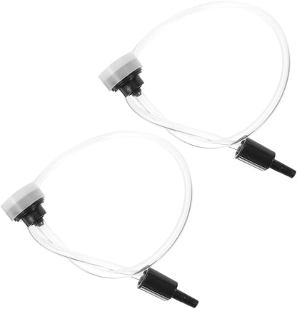 2pcs Vacuum Sealer Hose Attachment Plastic Quick Connection White
