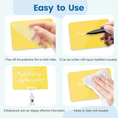 Sign Clips Merchandise Sign, Plastic Adjustable Clip Sign Holder Stand POP Clamp, 8 Pieces Clip-on Style Double Head Display Clips Rotating Swivel Sign Tag for Shelf Label Card