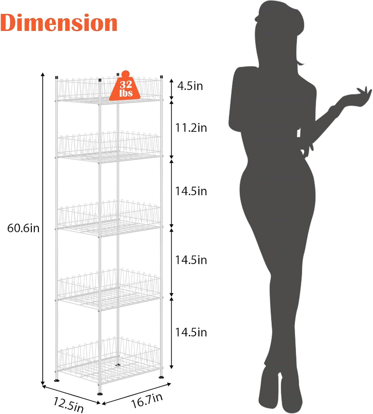 5 Tier Water Bottle Organizer Rack Metal Free Standing Water Storage Rack Beverage Holder Bottled Water Stand for Floor, Space Saver Soda Drink Shelf for Kitchen Living Room, Black