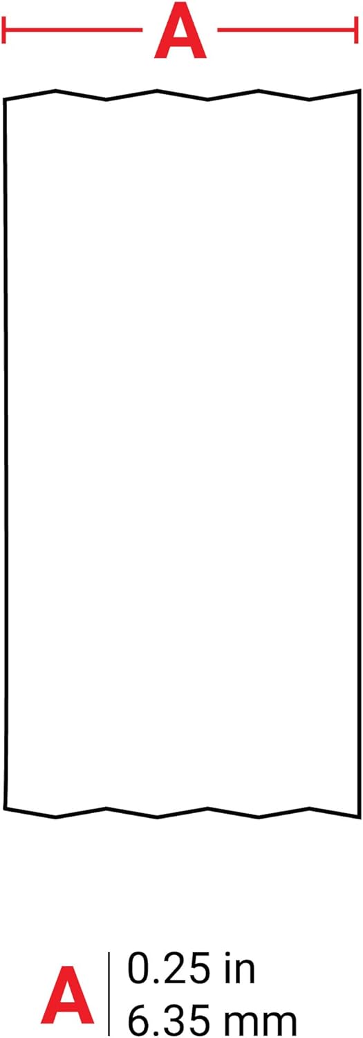 Brady Authentic (M21-500-595-WT) All-Weather Vinyl Label for Indoor/Outdoor ID, Lab and Equipment Labeling, Black on White- For M210, M210-LAB, M211, BMP21-PLUS and BMP21-LAB Printers, .5" W 21' L