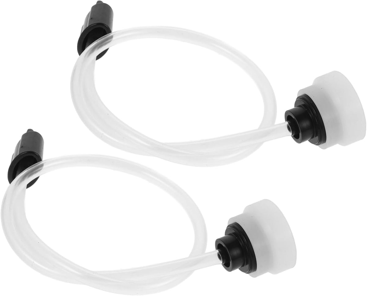 2 Pack Vacuum Sealer Hose Adapter Tube, Plastic, White