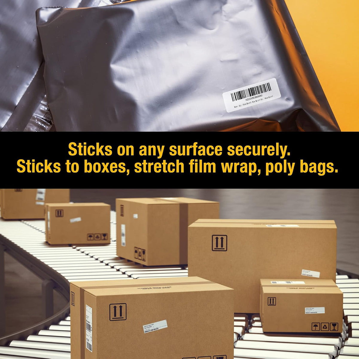 2 5/8" X 1” Direct Thermal Labels 2000 Per Roll Perforated