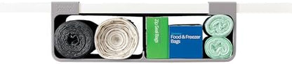 Joseph Joseph CupboardStore Under Shelf Storage Film, Foil and Bag Organizer, for Larger Rolls and Boxes, Fits Kitchen Units Over 13 in Wide, Large