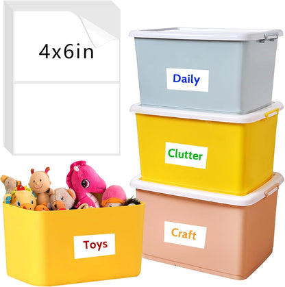 1120 PCS Removable Freezer Labels for Organizing, 1”x3” Frozen Food Labels Stickers, Tear-Resistant No Residue Blank Sticker Labels to Write On, Removable Labels for Food Containers