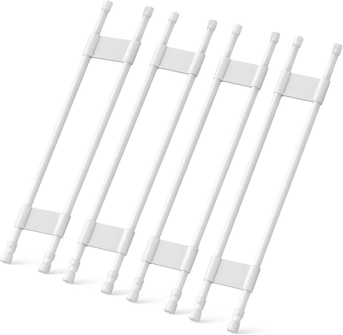 4-Pack RV Fridge Bars, Adjustable RV Tension Rods, 19.5-36.7"