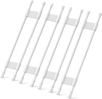 4-Pack RV Fridge Bars, Adjustable RV Tension Rods, 19.5-36.7"