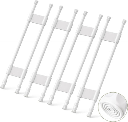 4-Pack RV Fridge Bars, Adjustable RV Tension Rods, 19.5-36.7"