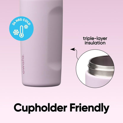 FreeSip Insulated Stainless Steel Water Bottle with Straw for Sports and Travel, BPA-Free, 32oz, Foggy Tide - Colors B