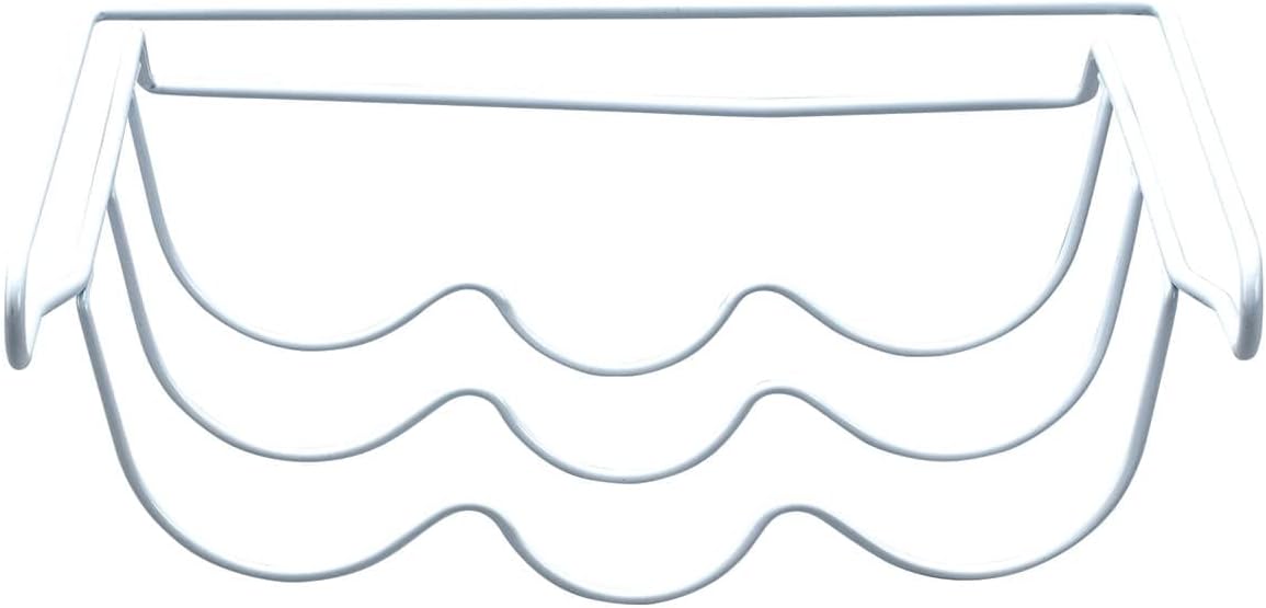 Fox Valley Traders Fridge Shelf Wine Rack, Durable White Coated Wire