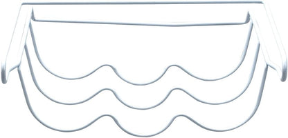 Fox Valley Traders Fridge Shelf Wine Rack, Durable White Coated Wire