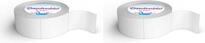 Blank White 1 X 2 Dissolvable Food Labels - Washes Off Qucikly No Residue - for Food Prepe and Rotation, Canning and More! Made in The USA