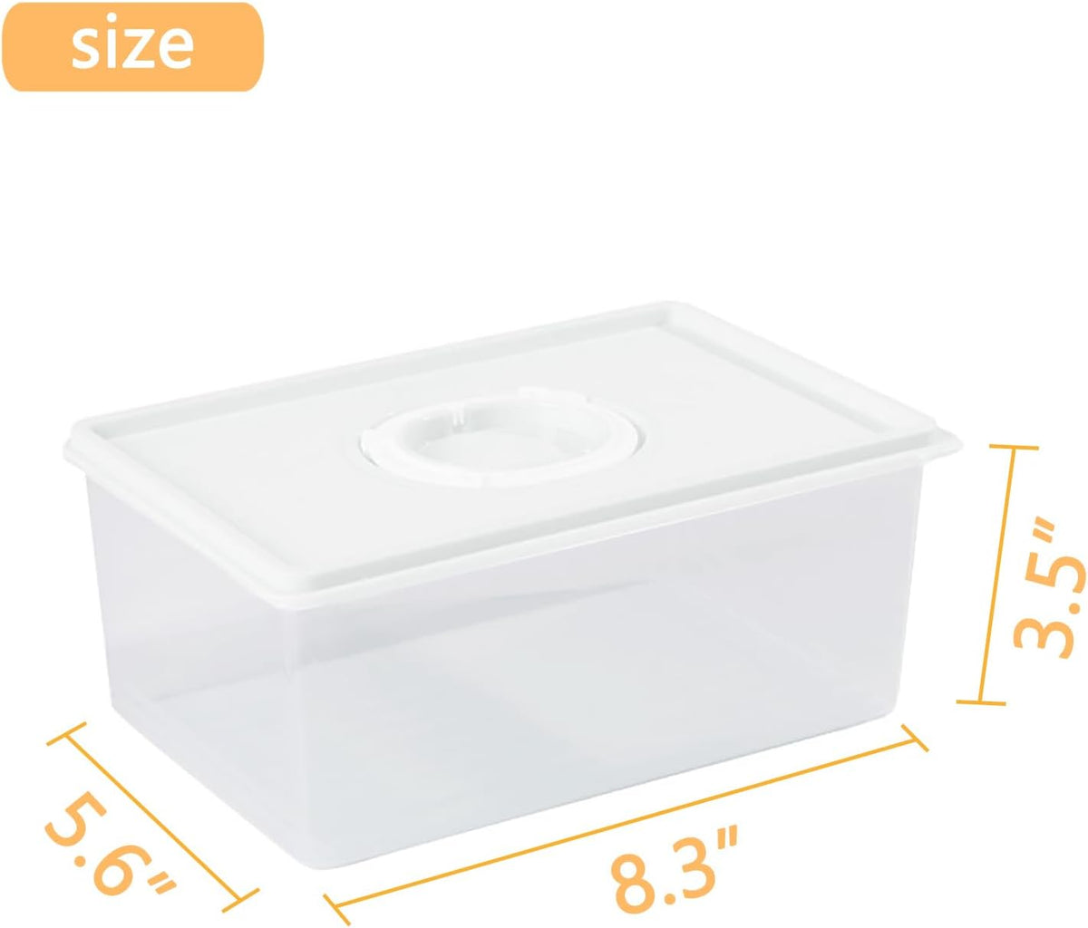 Sliced Cheese Container with Time Recording - Block Cheeses Storage Container for Fridge Cream Cheese Sliced Cheeses Cheddar Cheese Box with Lid Cheeses Saver
