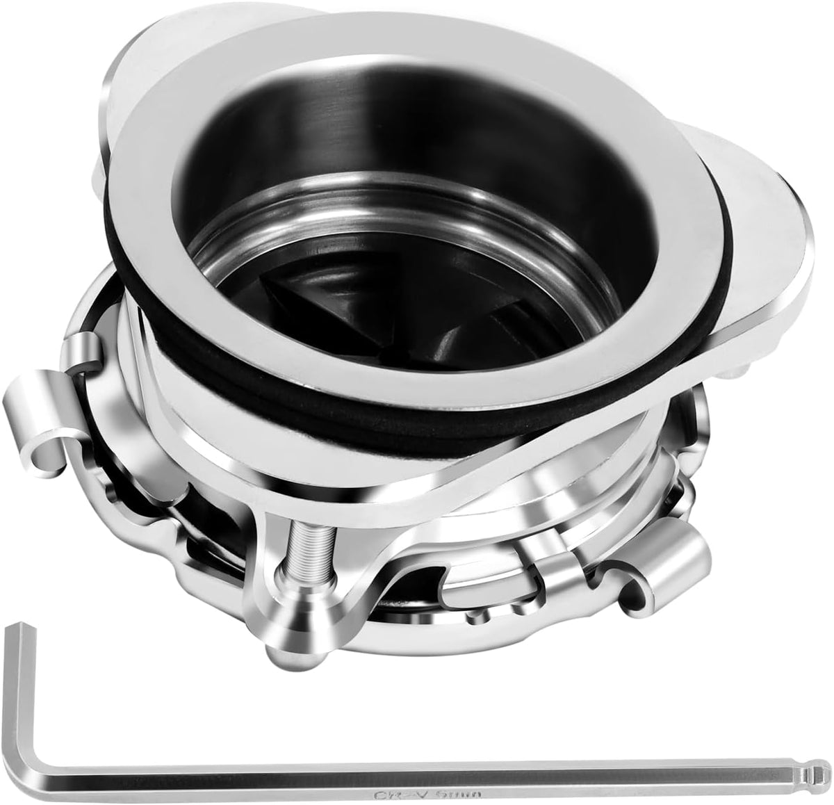 Garbage Disposal Flange Kit, 3-Bolt Stainless Steel for 3-1/2" Sink Opening
