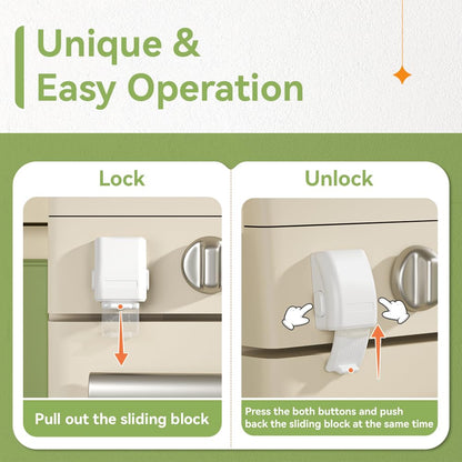1 PC Baby Oven Lock, Childproof Oven Door Lock, Oven Safety Lock for Kids, Heat-Resistant, No Drilling (Black)