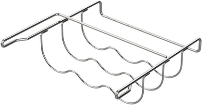 ALANO Wine Rack- Refrigerator Bottle Rack Holds 3 Bottles of Your Favorite Wine or Drink Universal Bottle Holder Will Fit Most Fridges in Stainless Steel 304