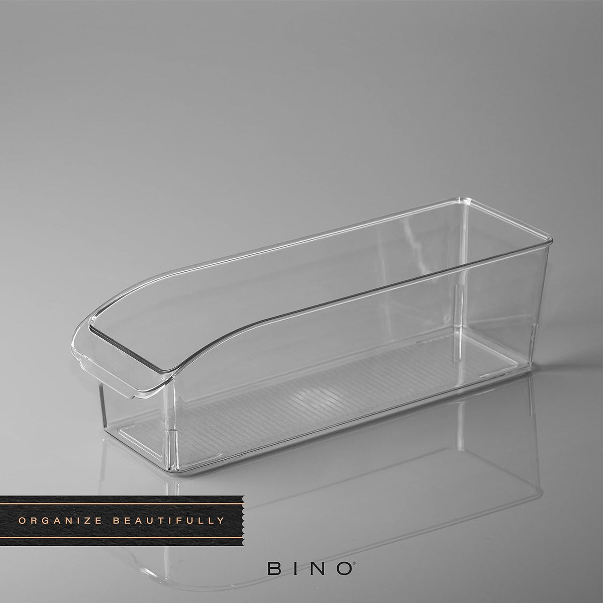 Plastic Storage Bins, Small | THE CURVE COLLECTION | Multi-Use Organizer Bins | Storage Containers Kitchen, Pantry and Home Organization | Fridge Organizers | Pantry Organization and Storage