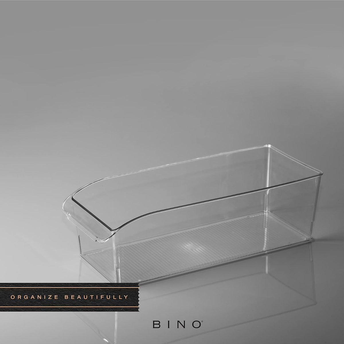 Plastic Storage Bins, Small | THE CURVE COLLECTION | Multi-Use Organizer Bins | Storage Containers Kitchen, Pantry and Home Organization | Fridge Organizers | Pantry Organization and Storage