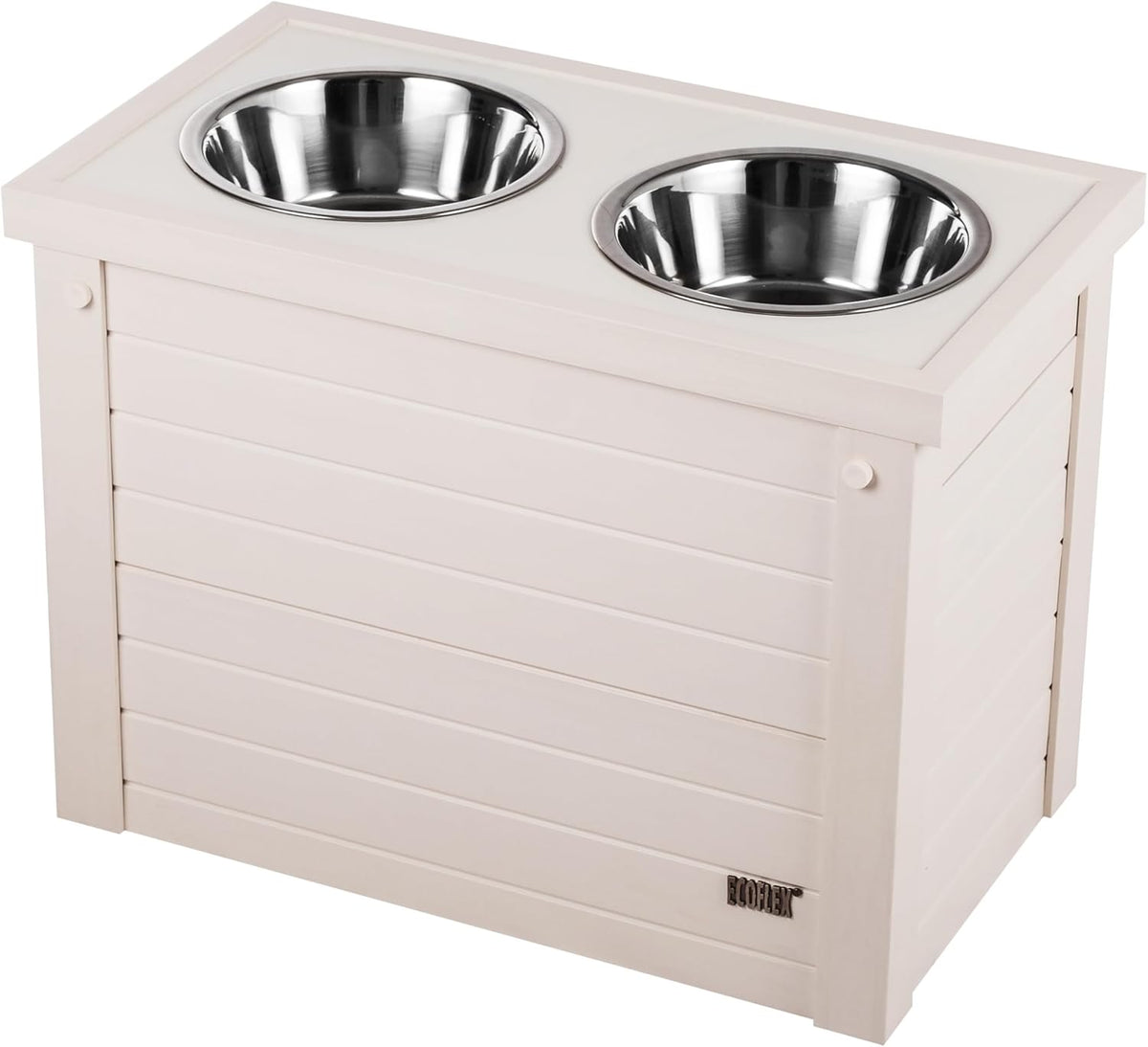 ® Piedmont Elevated Dog Feeder, Antique White