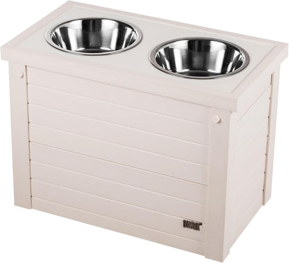 ® Piedmont Elevated Dog Feeder, Antique White
