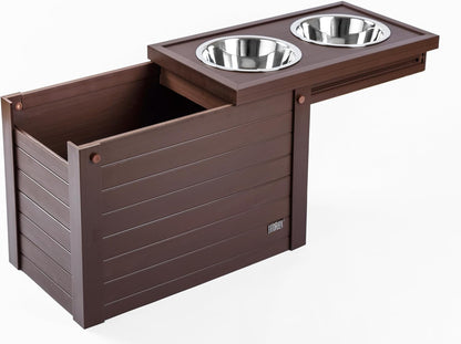 ® Piedmont Elevated Dog Feeder, Antique White