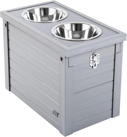 ® Piedmont Elevated Dog Feeder, Antique White
