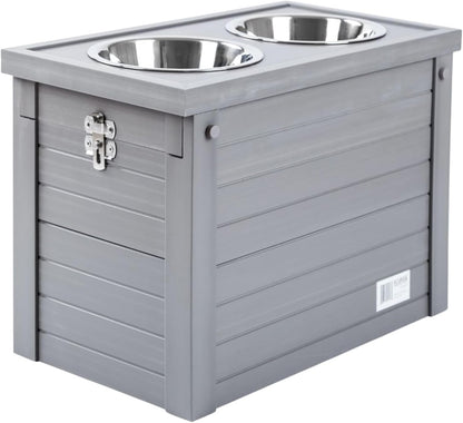 ® Piedmont Elevated Dog Feeder, Antique White
