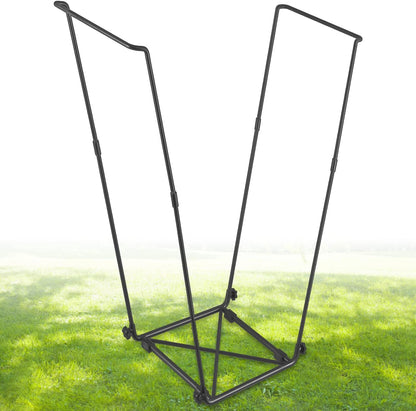 Trash Bag Holder, Outdoor Metal Leaf Bag Holder Stand, Garbage Bag Frame Holder for 30-45 Gallon Bags for Leaves, Camping, Yard Weeding, Lawn Party