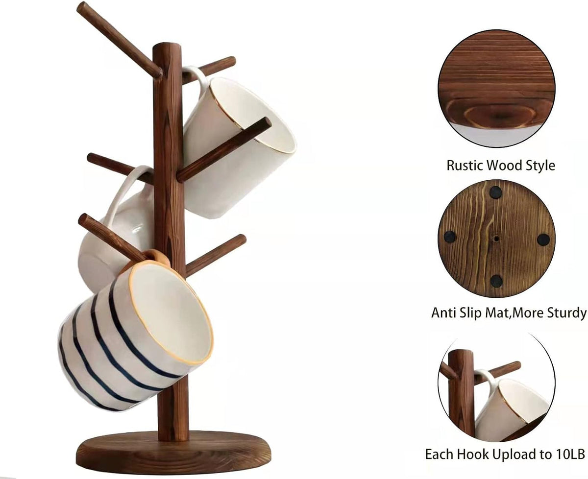 Mug Holder Tree,Coffee Cup Holder,Mug Rack Stand Hook,Bar Organizer